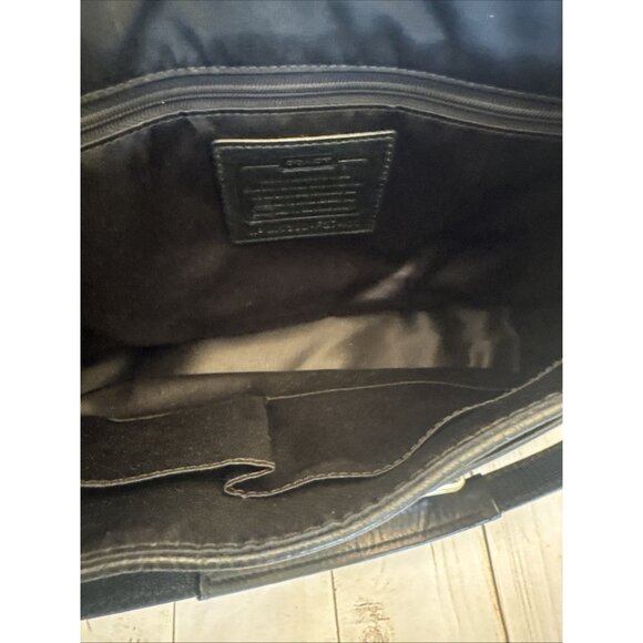 Coach Black Taylor Messenger Shoulder Crossbody Purse M1383-F27481 12x10x3” EUC - Picture 5 of 6